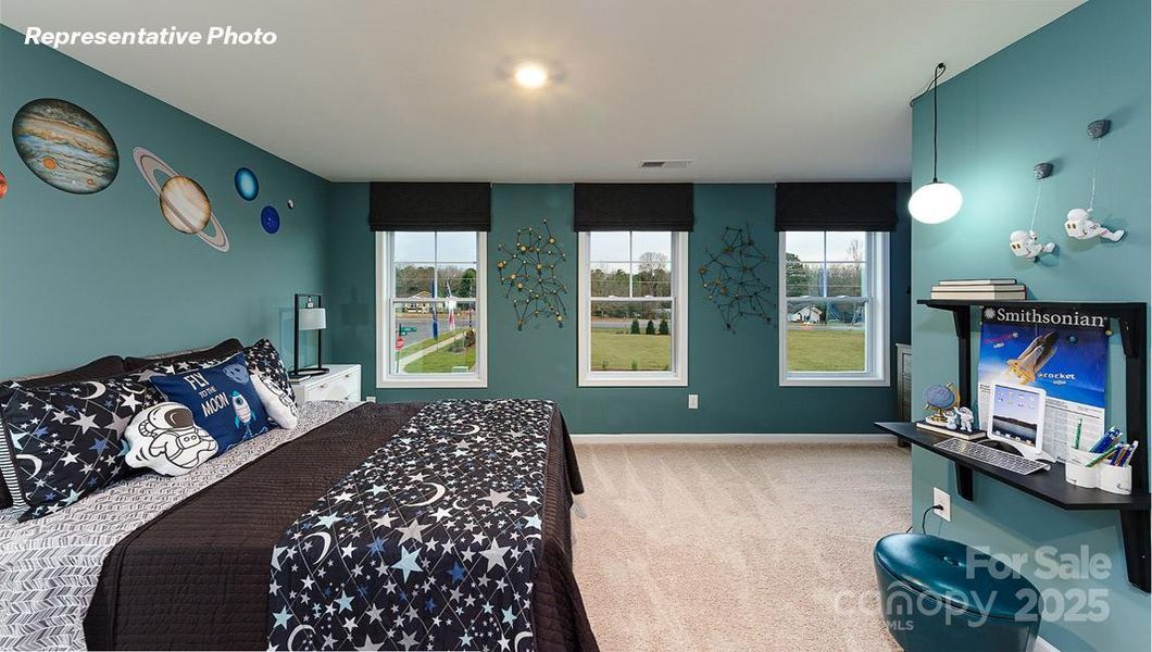Furnished interior view inside a new home in Blackstone Bay Townhomes, Sherrills Ford (Image 22).