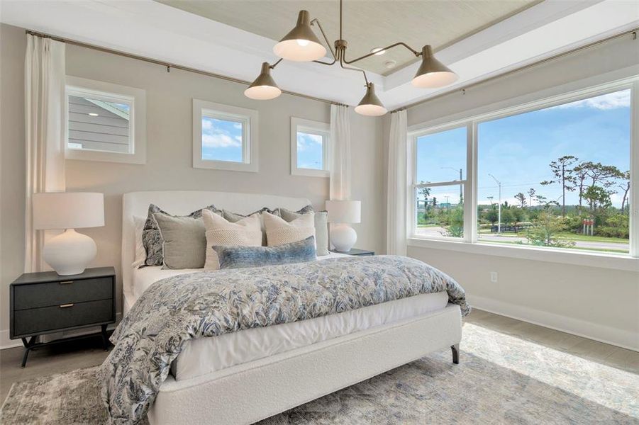 Furnished interior view inside a new home in Primrose at Longleaf, New Port Richey (Image 11).