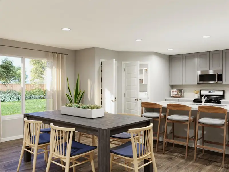 Furnished interior view inside a new home in Deer Creek, Fort Worth (Image 11).