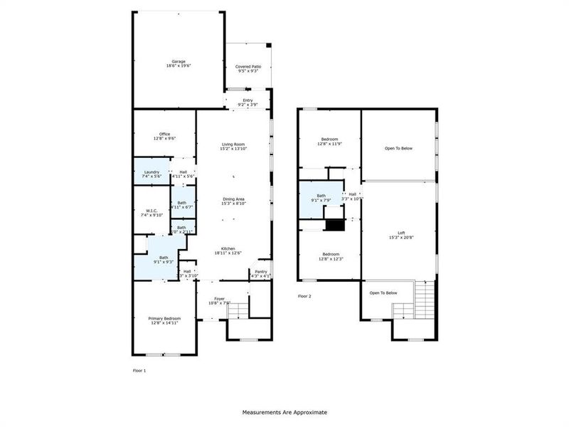 2D floor plan layout of this home in Riverset, Garland, TX (Image 4). 2D floor plan layout of this home in Riverset, Garland, TX (Image 4).