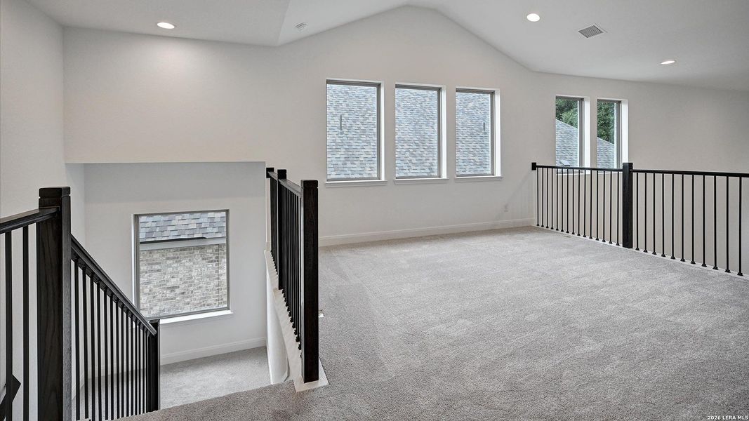 Spacious, unfurnished interior of a new home in Kallison Ranch, San Antonio (Image 19). Spacious, unfurnished interior of a new home in Kallison Ranch, San Antonio (Image 19).