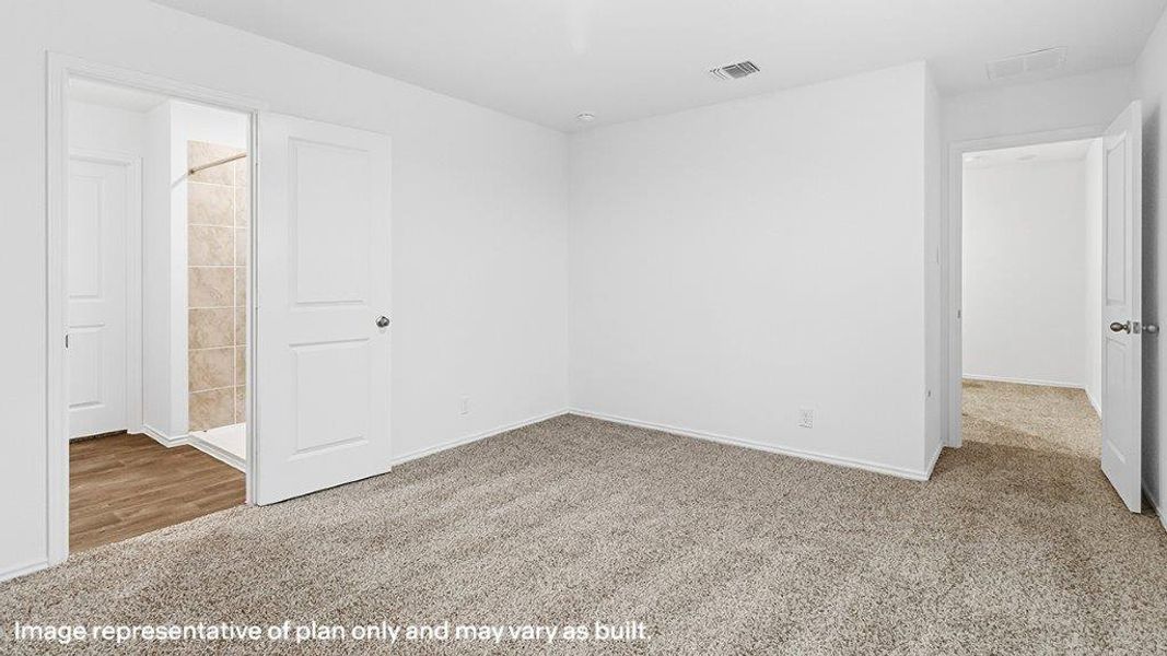 Spacious, unfurnished interior of a new home in Blue Ridge Ranch, San Antonio (Image 21).