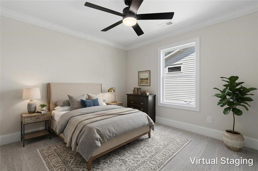 Furnished interior view inside a new home in , Covington (Image 19).