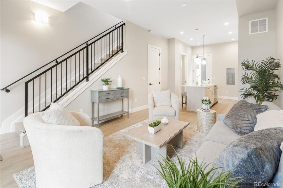 Furnished interior view inside a new home in , Denver (Image 4).