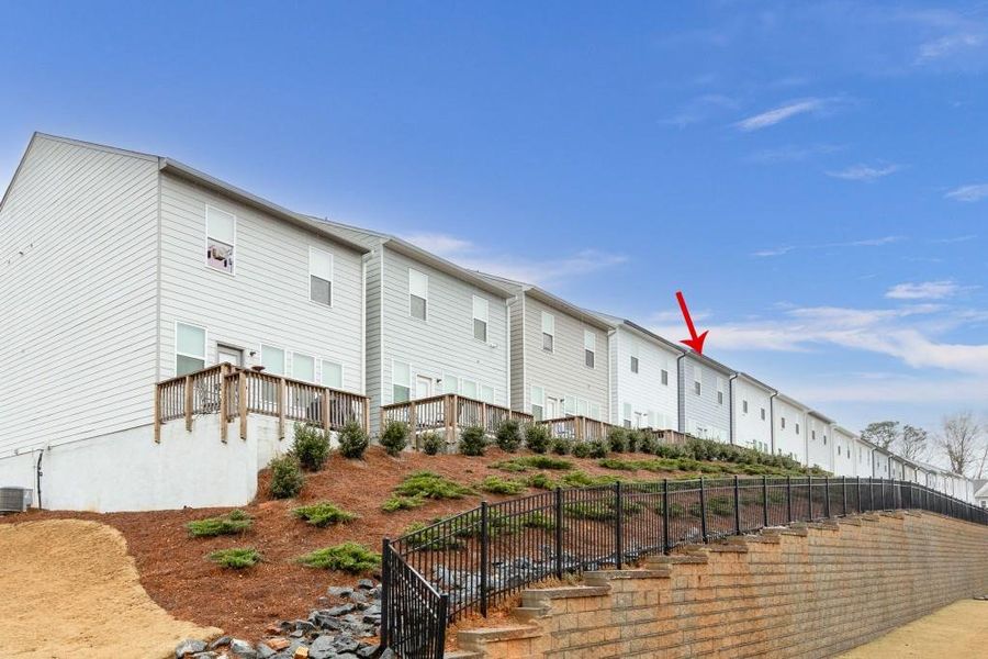 Exterior details and patio area of a home in , Canton (Image 3). Exterior details and patio area of a home in , Canton (Image 3).