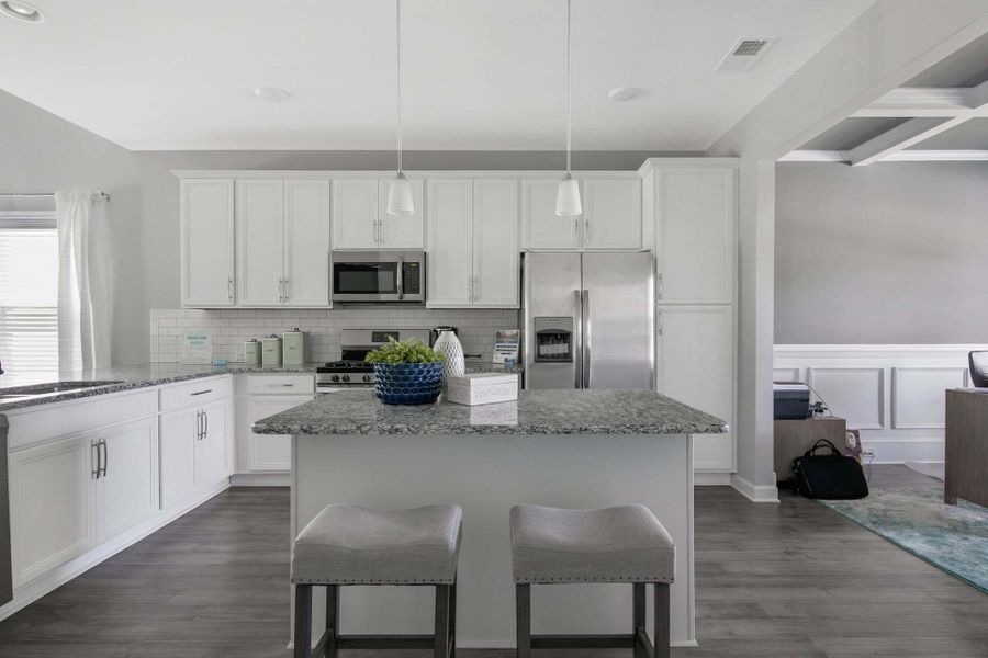Representative furnished interior of a home built from the Rivermist by Caviness & Cates Communities in Maggie Way, Wendell (Image 202).