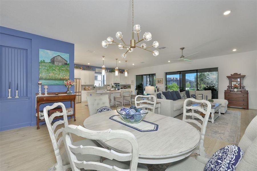 Furnished interior view inside a new home in Esplanade at Artisan Lakes, Palmetto (Image 36).