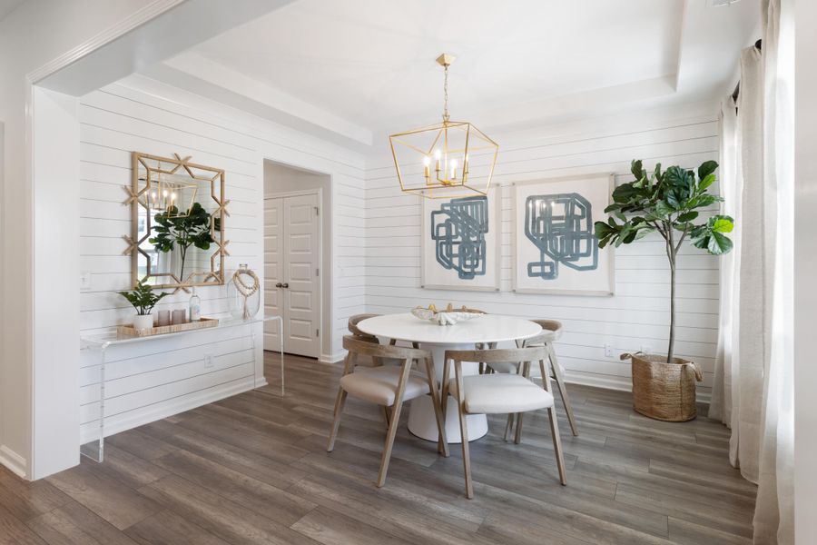 Furnished interior view inside a new home in , Summerville (Image 5). Furnished interior view inside a new home in , Summerville (Image 5).