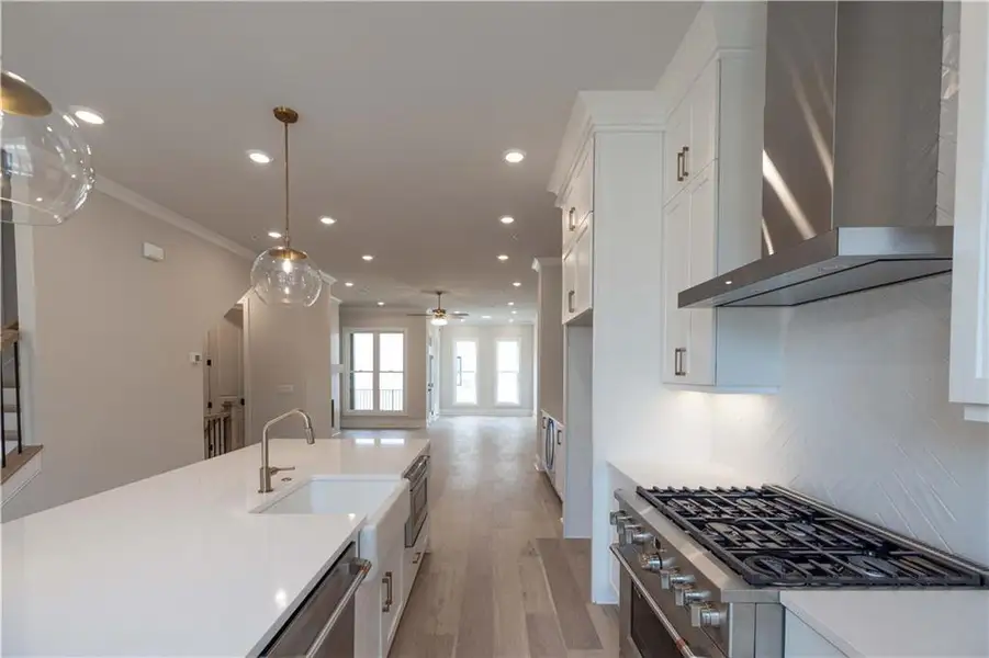 Furnished interior view inside a new home in Townes 333, Peachtree Corners (Image 16).