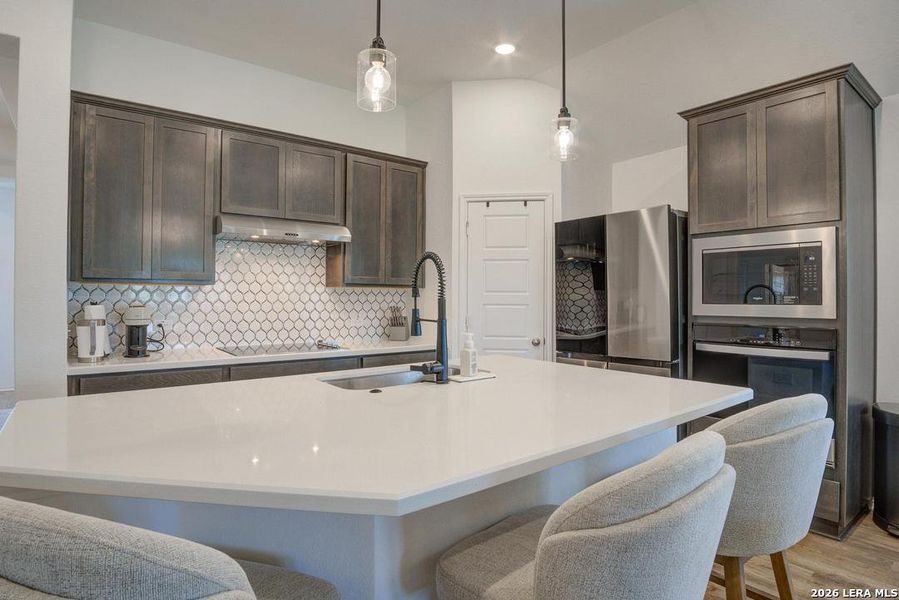 Furnished interior view inside a new home in Megan's Landing, Castroville (Image 30).