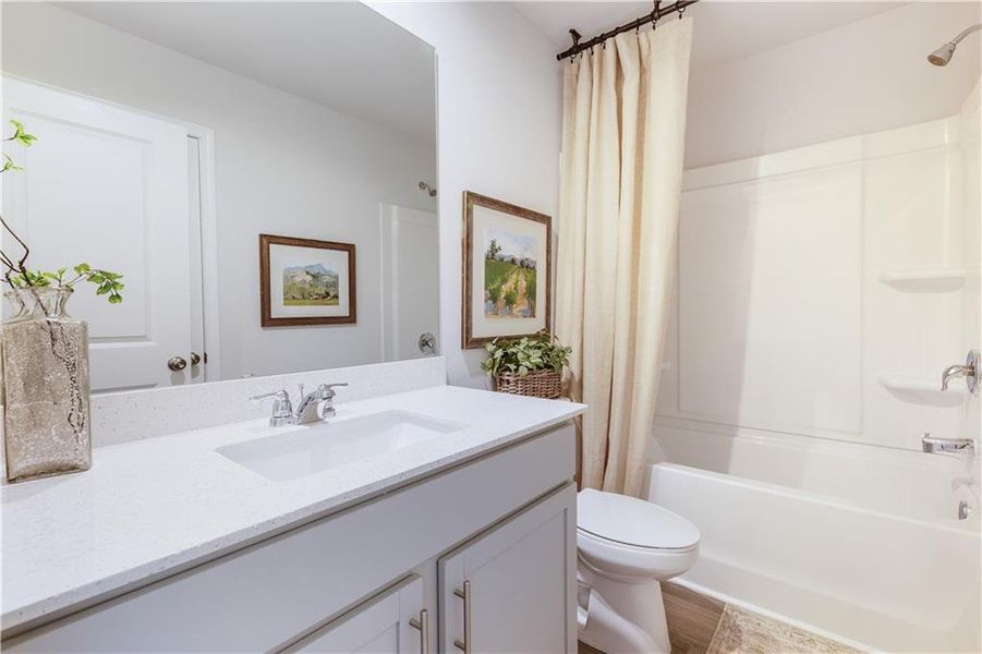 Furnished interior view inside a new home in , Conyers (Image 28).