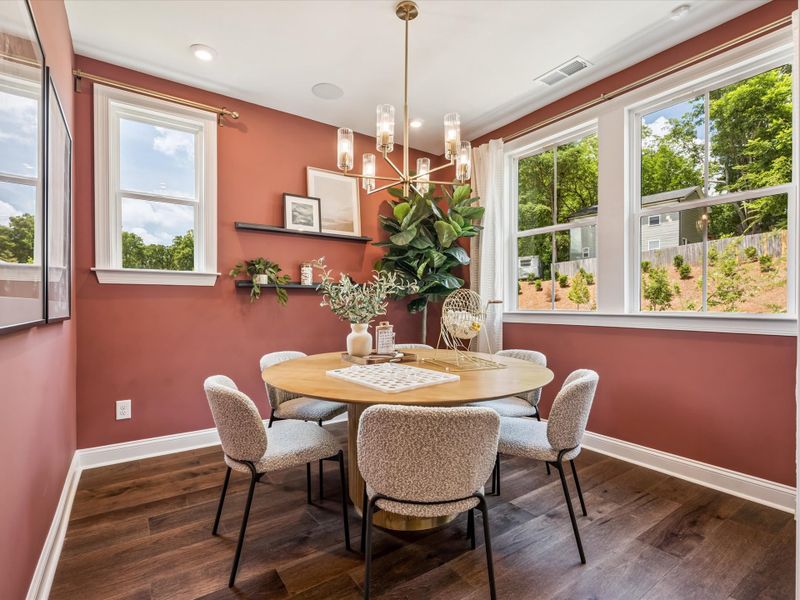 Furnished interior view inside a new home in Old Town Village, Waxhaw (Image 9).