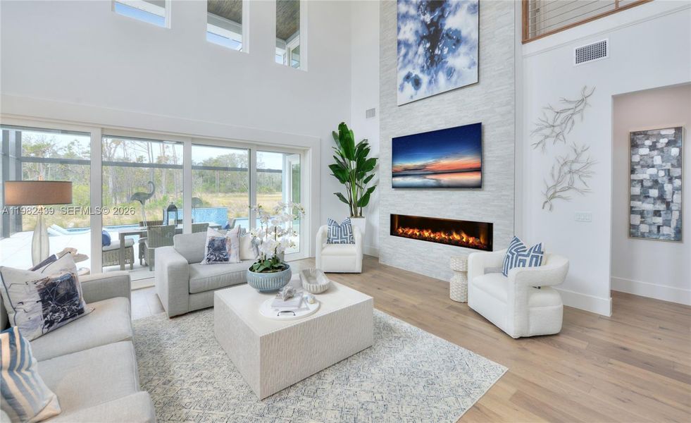 Furnished interior view inside a new home in Veranda Bay, Flagler Beach (Image 13).