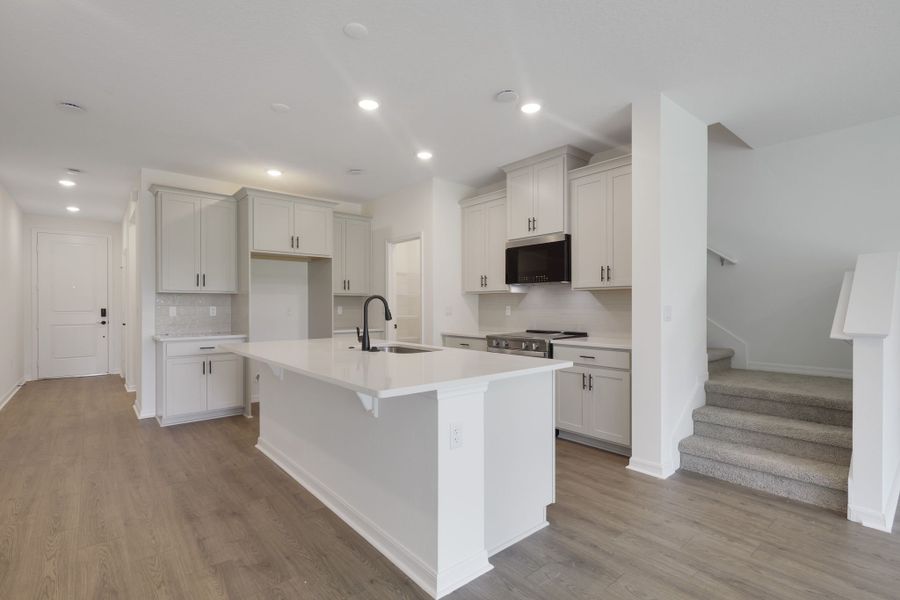 Furnished interior view inside a new home in Towns at Riverwalk, Sanford (Image 8).