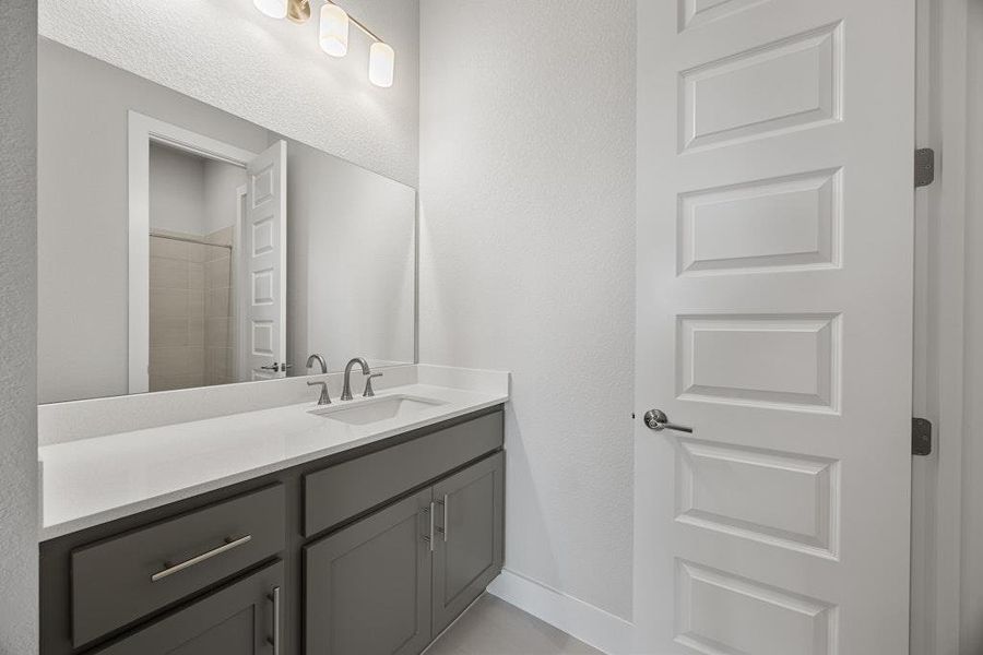Furnished interior view inside a new home in Riverstone, Georgetown (Image 12).