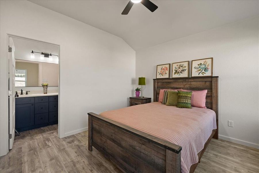 Furnished interior view inside a new home in , Lone Oak (Image 17).