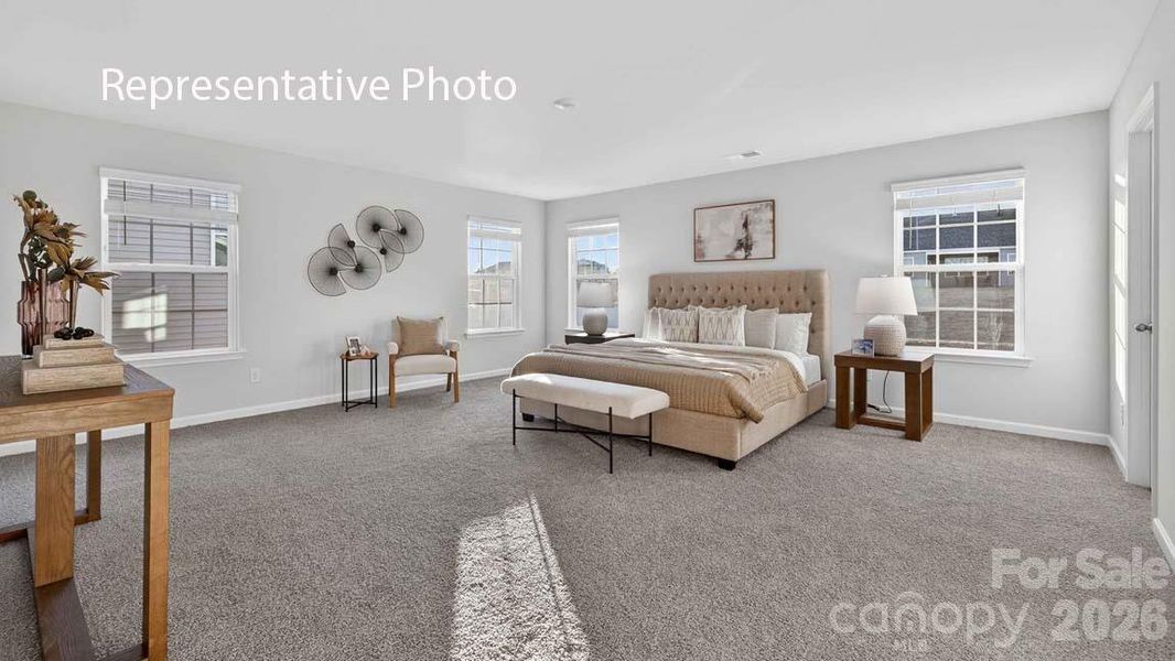 Furnished interior view inside a new home in Wallace Springs, Statesville (Image 16).