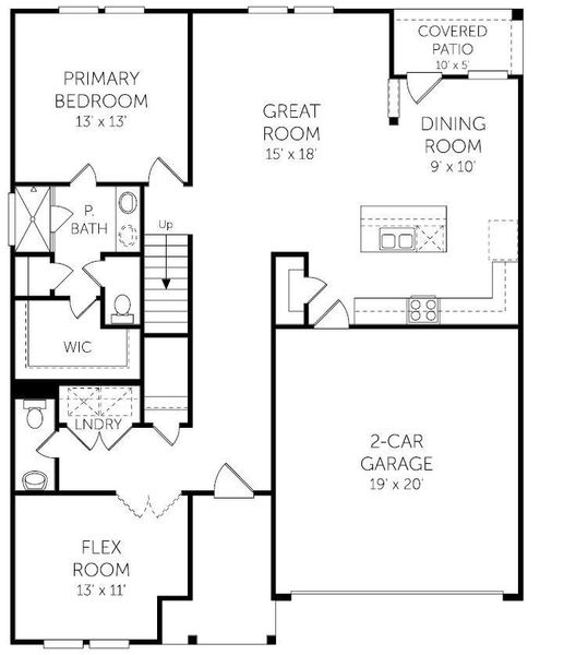 1st Floorplan - Representative Photo