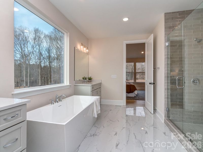 Furnished interior view inside a new home in , Gastonia (Image 15).