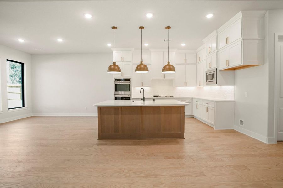 Furnished interior view inside a new home in The Woodlands Hills, Willis (Image 6).