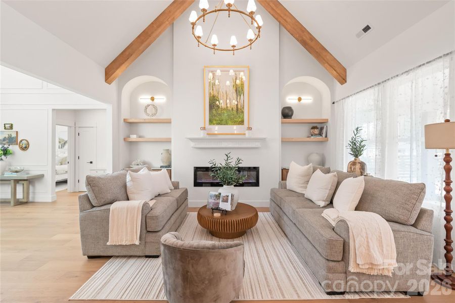 Furnished interior view inside a new home in , Waxhaw (Image 14). Furnished interior view inside a new home in , Waxhaw (Image 14).