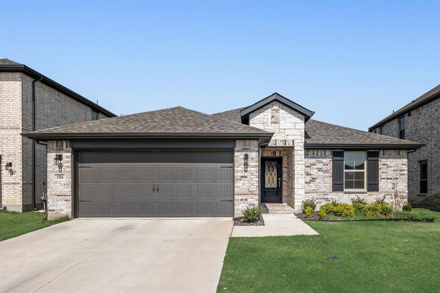 Front exterior of a new home in , Princeton, TX, highlighting curb appeal (Image 23).