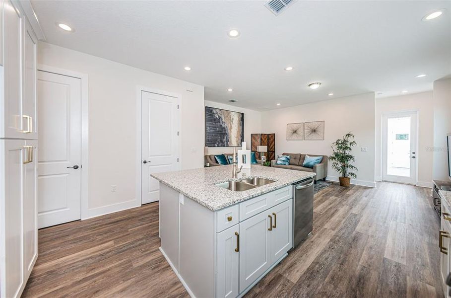 Furnished interior view inside a new home in , New Port Richey (Image 4).