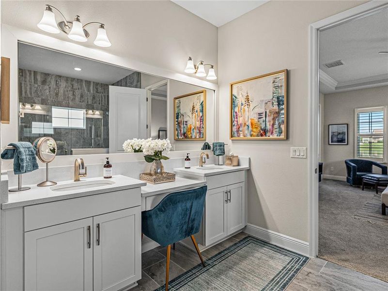 Furnished interior view inside a new home in Mirada, San Antonio (Image 53). Furnished interior view inside a new home in Mirada, San Antonio (Image 53).