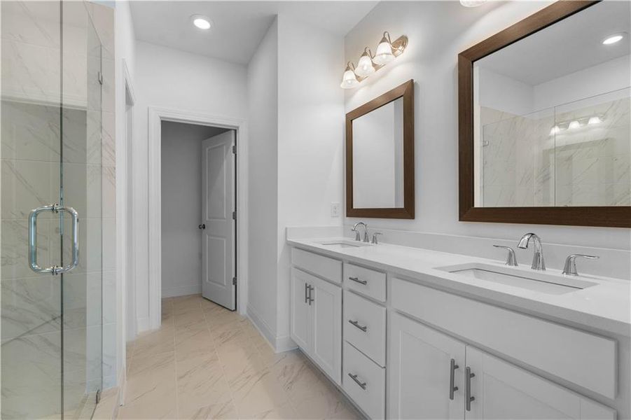Furnished interior view inside a new home in Millcroft Townhomes, Buford (Image 4).