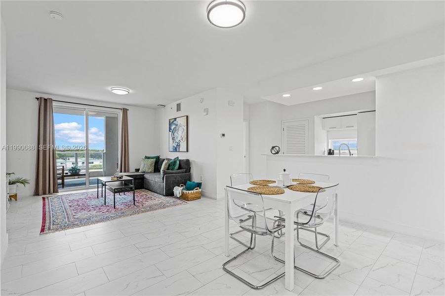 Furnished interior view inside a new home in , Hollywood (Image 4).