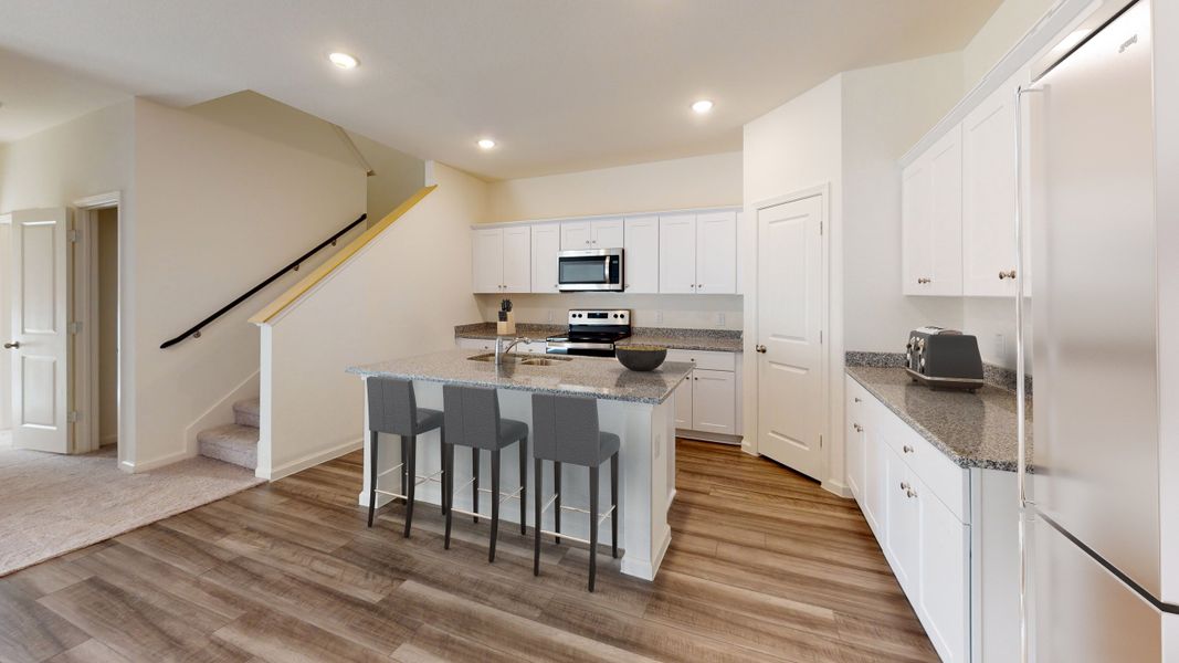 Representative furnished interior of a home built from the Pioneer by Starlight Homes in Sunrise at Arbor Ridge, La Vergne (Image 5).