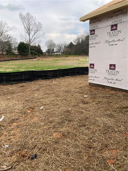 In-progress construction of a new home in Oak Valley Estates, Marietta, GA (Image 29).