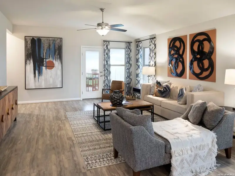 Furnished interior view inside a new home in Lark Canyon, New Braunfels (Image 5).