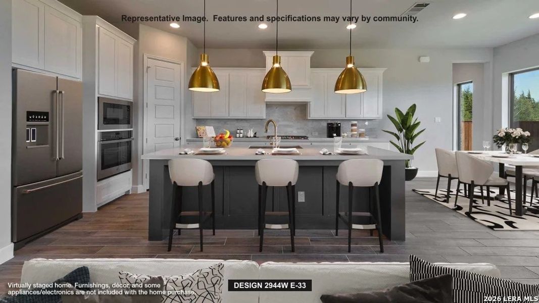 Furnished interior view inside a new home in Mayfair, New Braunfels (Image 5).