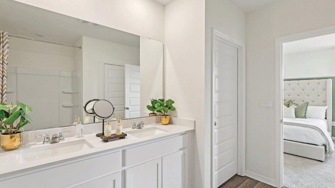 Furnished interior view inside a new home in Crosswinds, Haines City (Image 29).