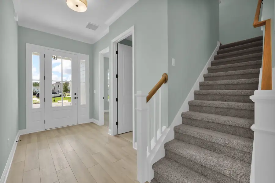 Representative unfurnished interior of a home built from the Crescent by Riverside Homes in Sagebrush at EverRange, Jacksonville (Image 20).