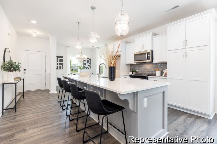 Furnished interior view inside a new home in River Rock, Winston-Salem (Image 3).