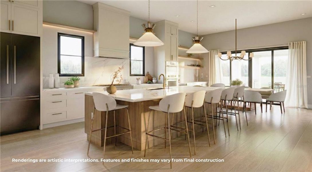 Furnished interior view inside a new home in , Orlando (Image 3).