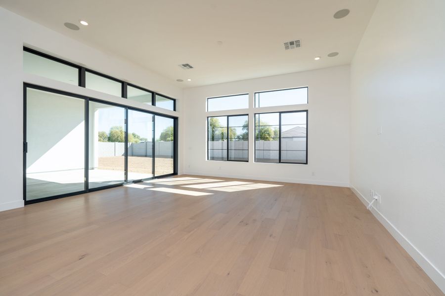 Representative unfurnished interior of a home built from the Aurora Plan 9001 by Tri Pointe Homes in Emberly, Gilbert (Image 23). Representative unfurnished interior of a home built from the Aurora Plan 9001 by Tri Pointe Homes in Emberly, Gilbert (Image 23).