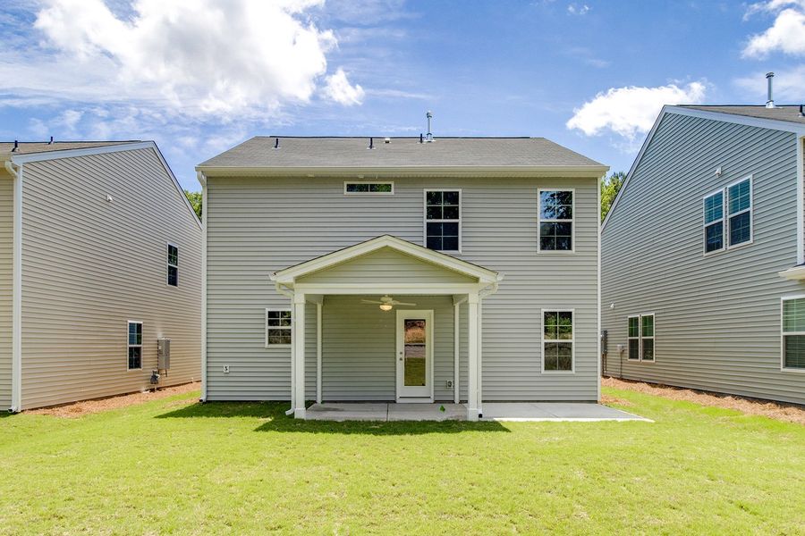 Exterior details and patio area of a home in Bluefield, Lexington (Image 17).