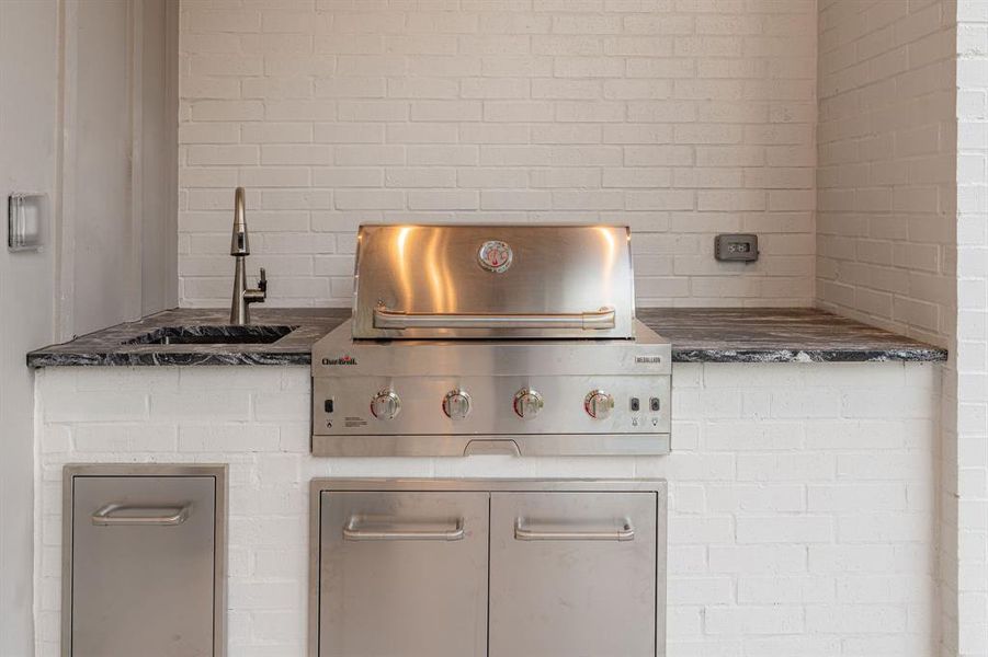 Close-up of interior finishes inside a home in , Dallas (Image 29).