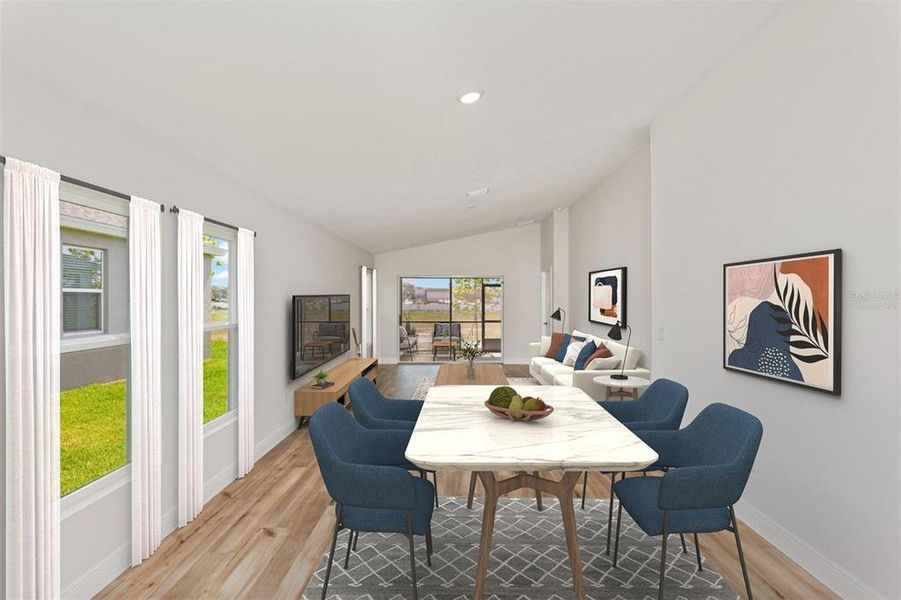 Furnished interior view inside a new home in Cherrywood Preserve, Ocala (Image 3).