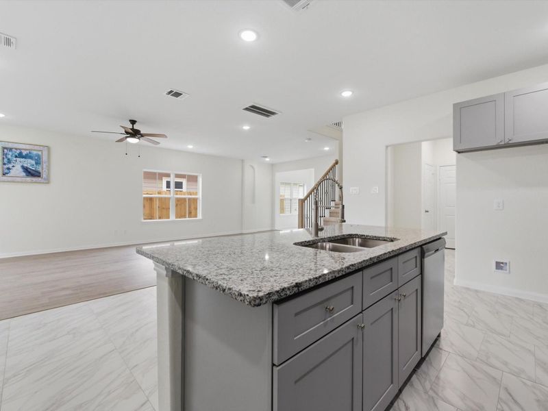 Furnished interior view inside a new home in , Houston (Image 6).