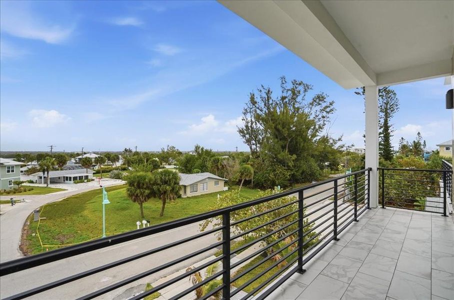 Exterior details and patio area of a home in , Englewood (Image 30).