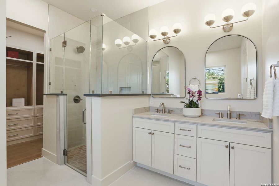 Furnished interior view inside a new home in , Terrell Hills (Image 11).