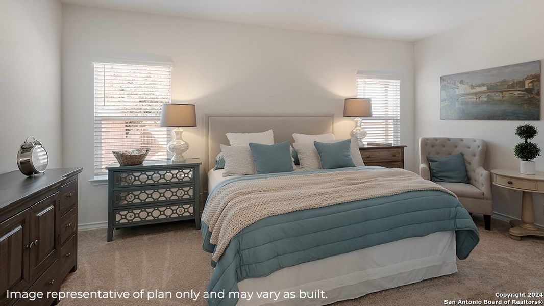 Furnished interior view inside a new home in The Canyons at Amhurst, San Antonio (Image 20).