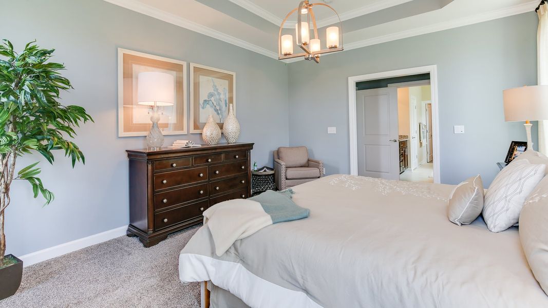 Representative furnished interior of a home built from the The Shorebreak by Chesapeake Homes in Bridgewater - Shorehaven Village, Little River (Image 20).