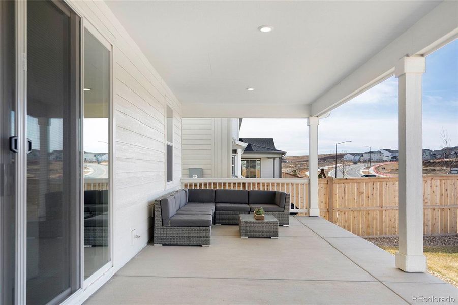 Backyard- Covered Porch