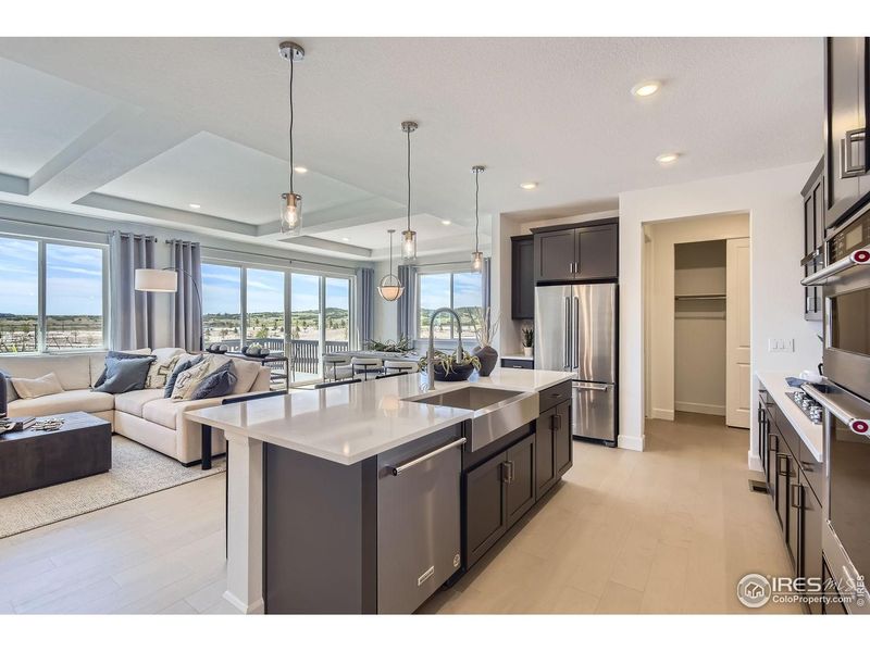 Furnished interior view inside a new home in Farmstead, Berthoud (Image 17).