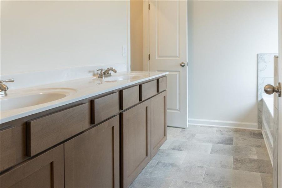 Furnished interior view inside a new home in The Reserve at Willow Oaks, Canton (Image 8).